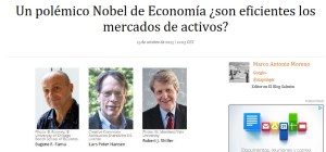 nobel economia 2013