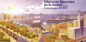 Comic Educación financiera en la ciudad
