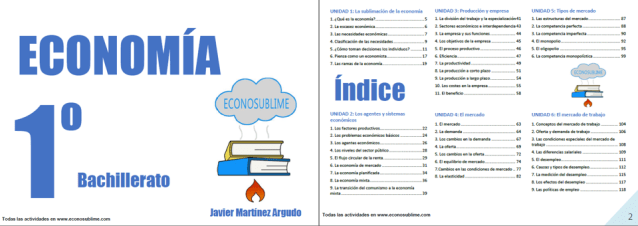 Apuntes Economía de econosublime